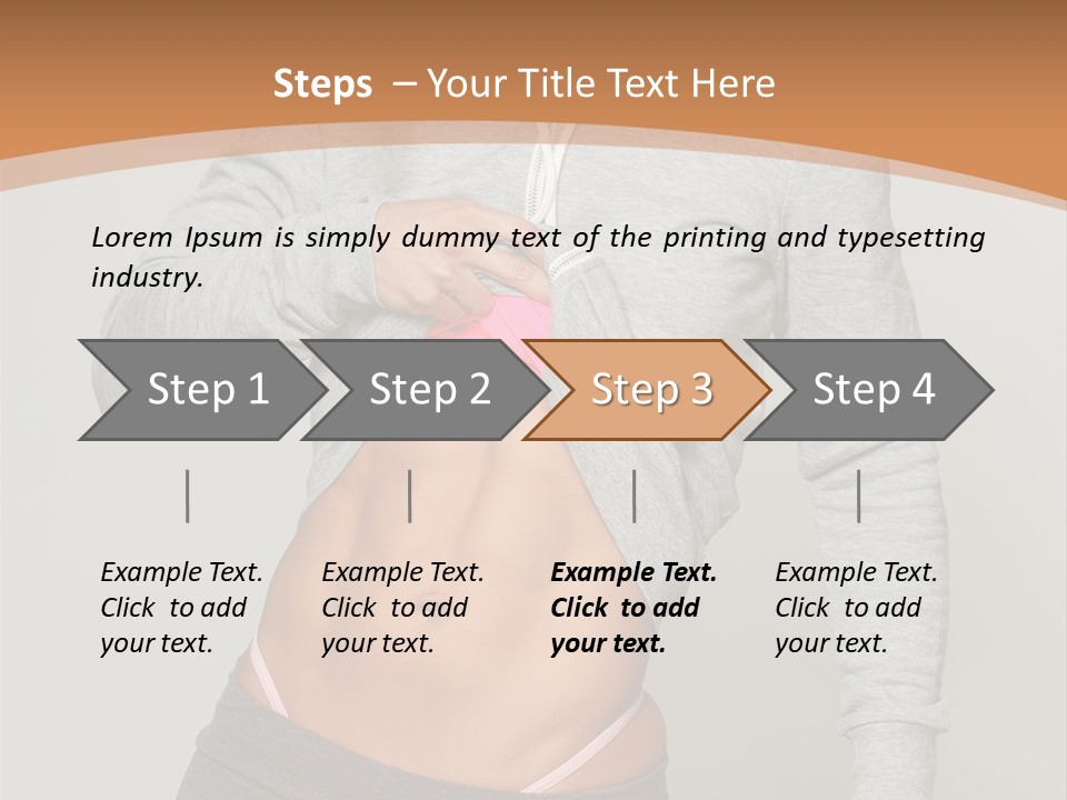 Trousers Perfection Grey PowerPoint Template