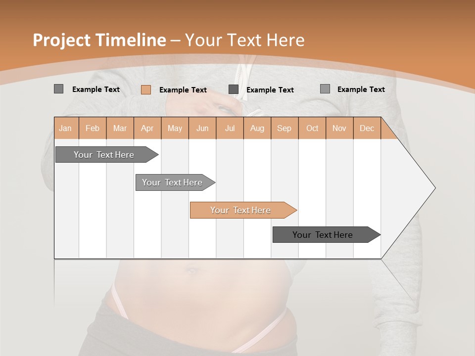 Trousers Perfection Grey PowerPoint Template
