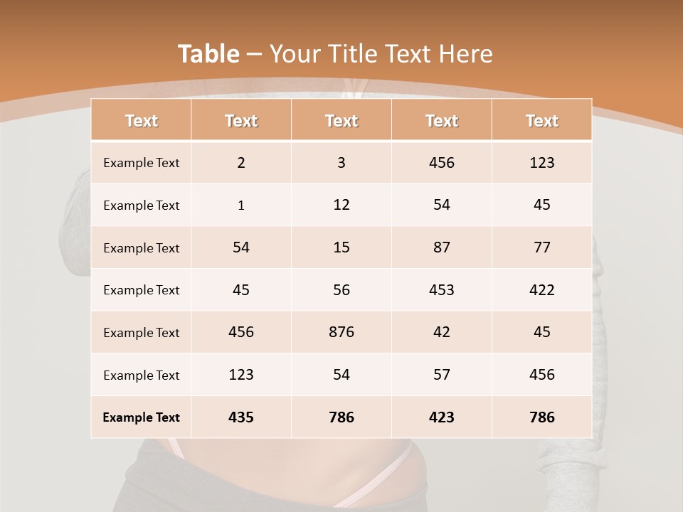 Trousers Perfection Grey PowerPoint Template