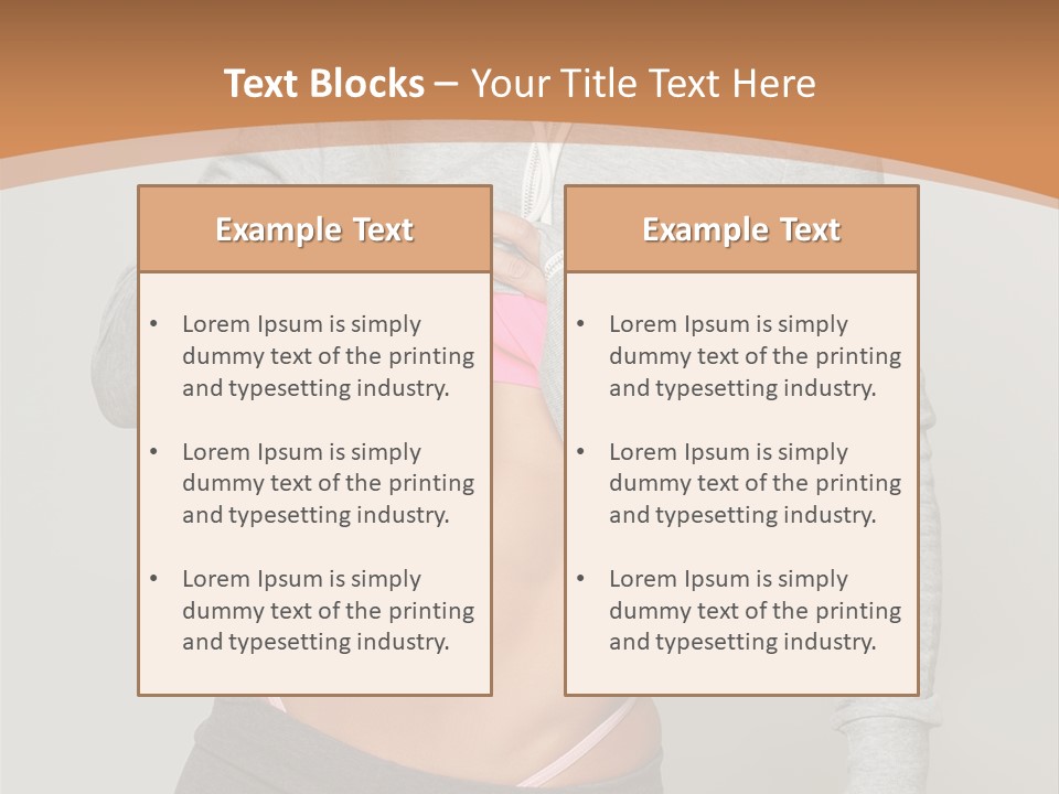 Trousers Perfection Grey PowerPoint Template