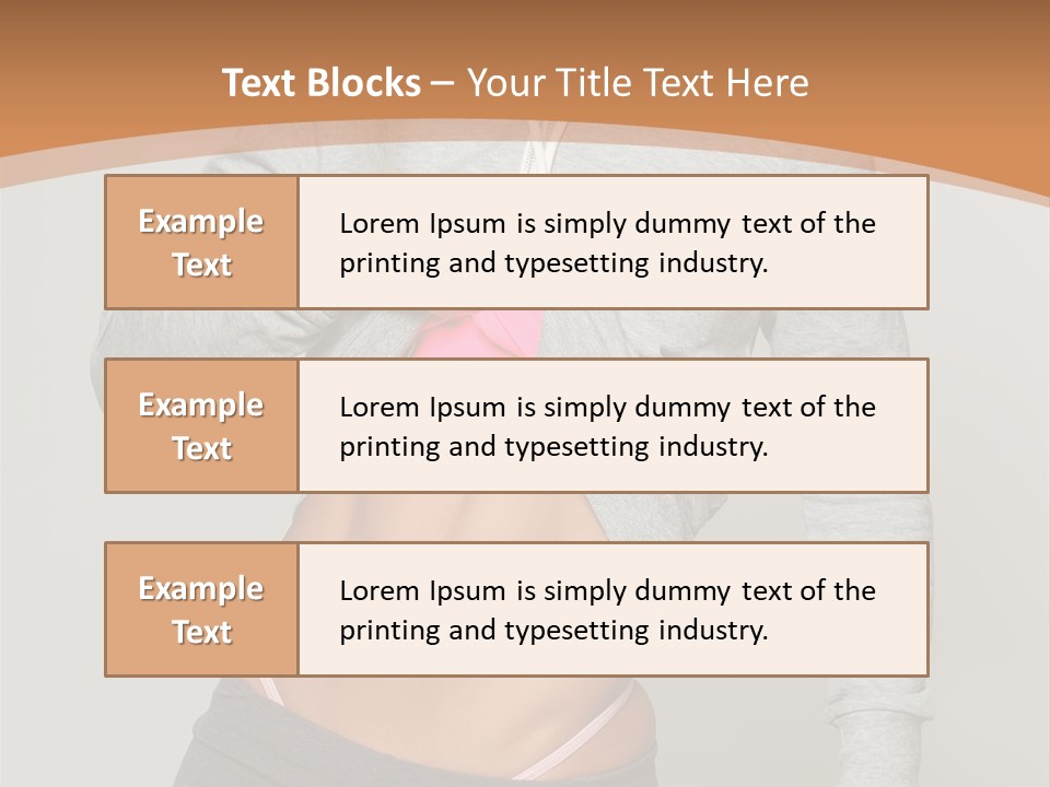 Trousers Perfection Grey PowerPoint Template