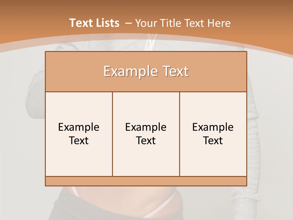 Trousers Perfection Grey PowerPoint Template
