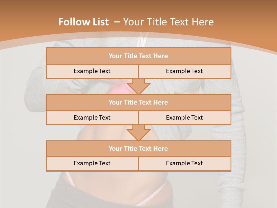 Trousers Perfection Grey PowerPoint Template