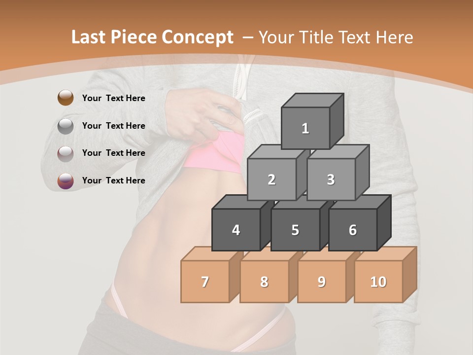 Trousers Perfection Grey PowerPoint Template