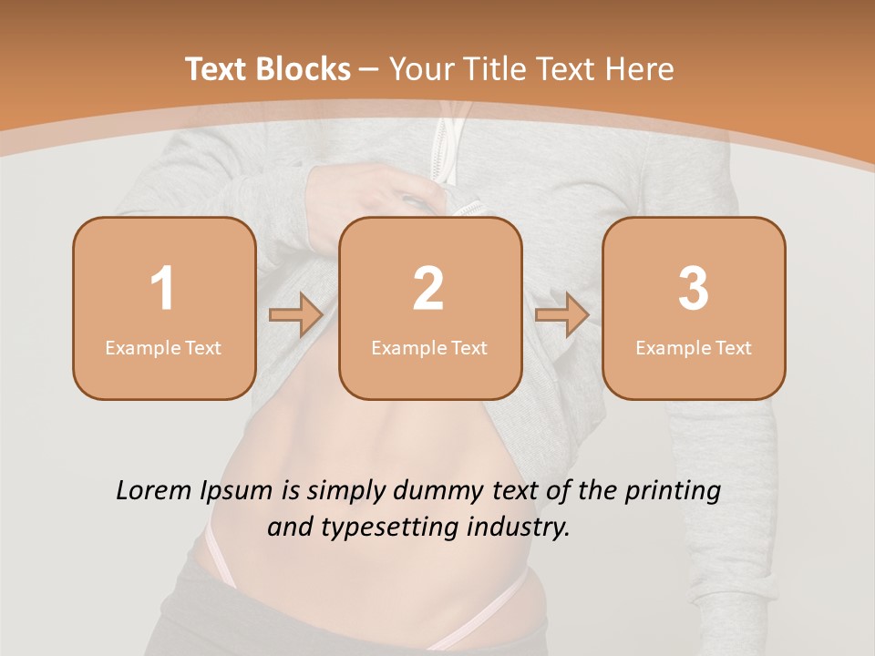 Trousers Perfection Grey PowerPoint Template