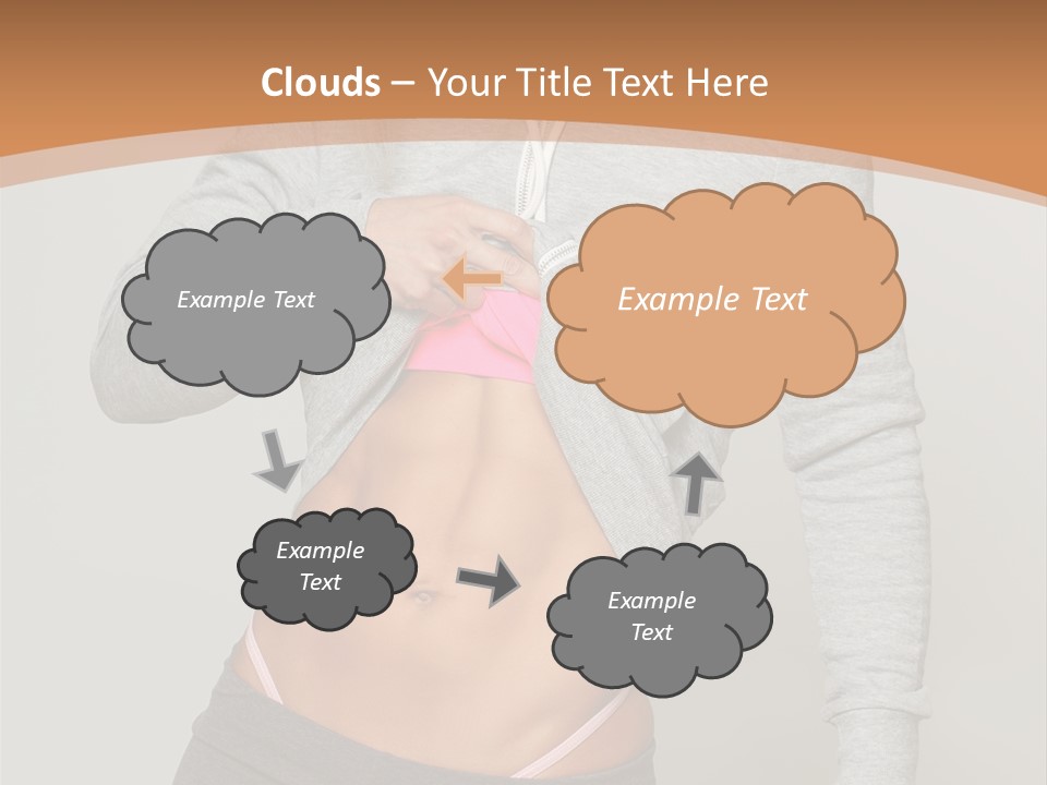 Trousers Perfection Grey PowerPoint Template