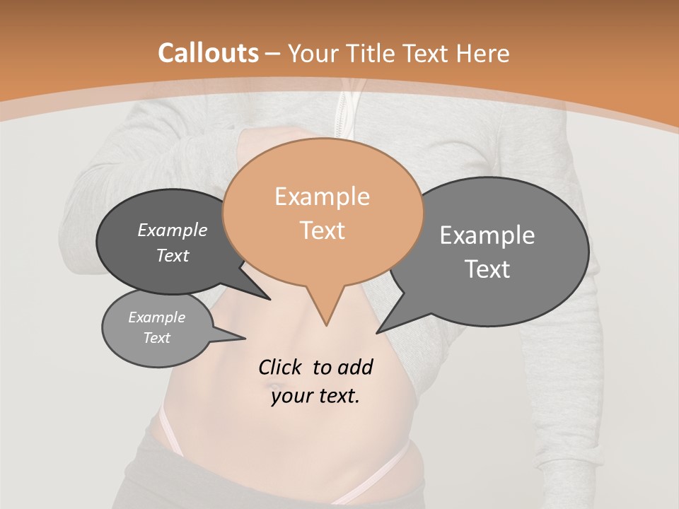 Trousers Perfection Grey PowerPoint Template