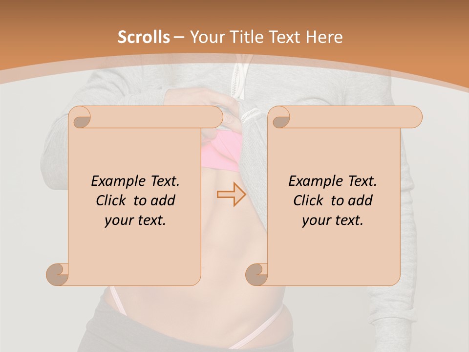 Trousers Perfection Grey PowerPoint Template