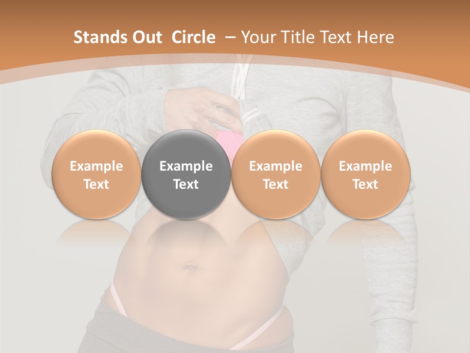 Trousers Perfection Grey PowerPoint Template