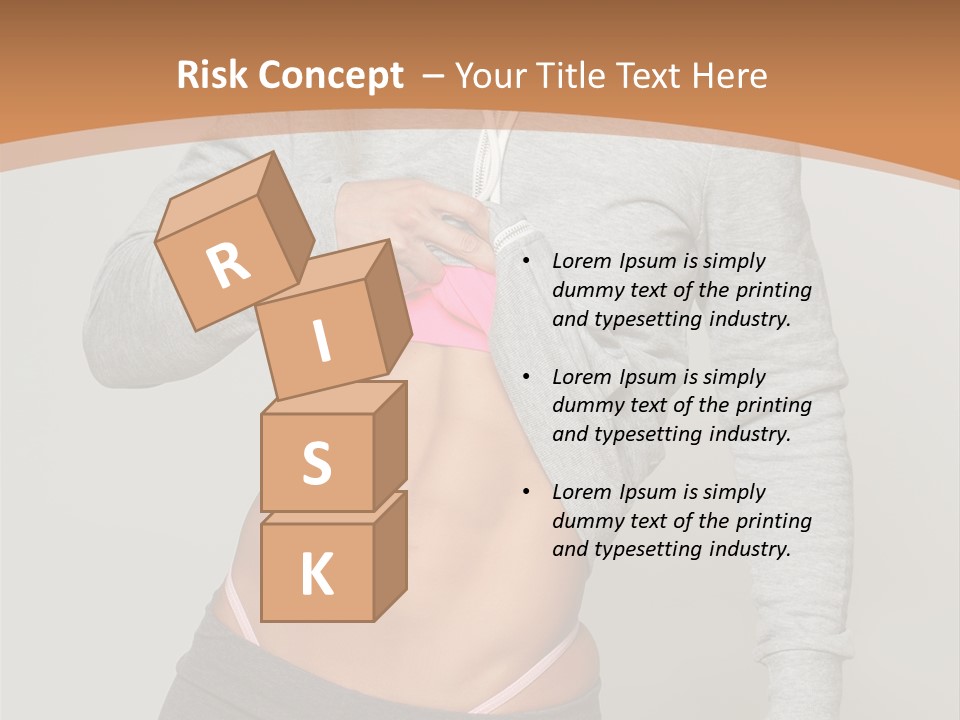 Trousers Perfection Grey PowerPoint Template