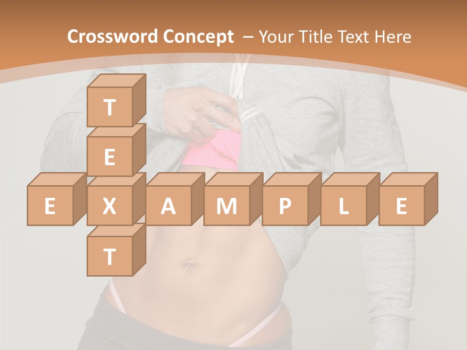 Trousers Perfection Grey PowerPoint Template