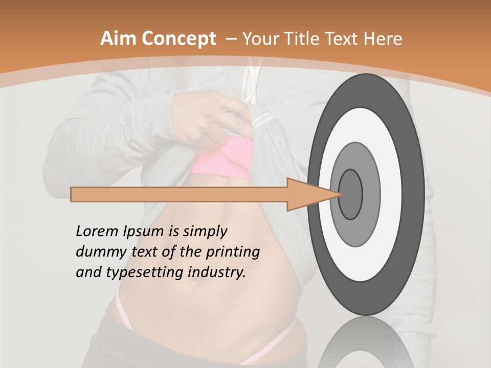 Trousers Perfection Grey PowerPoint Template