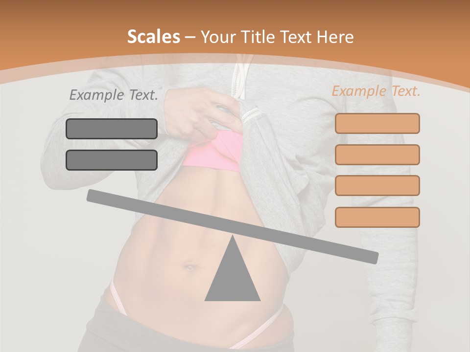 Trousers Perfection Grey PowerPoint Template