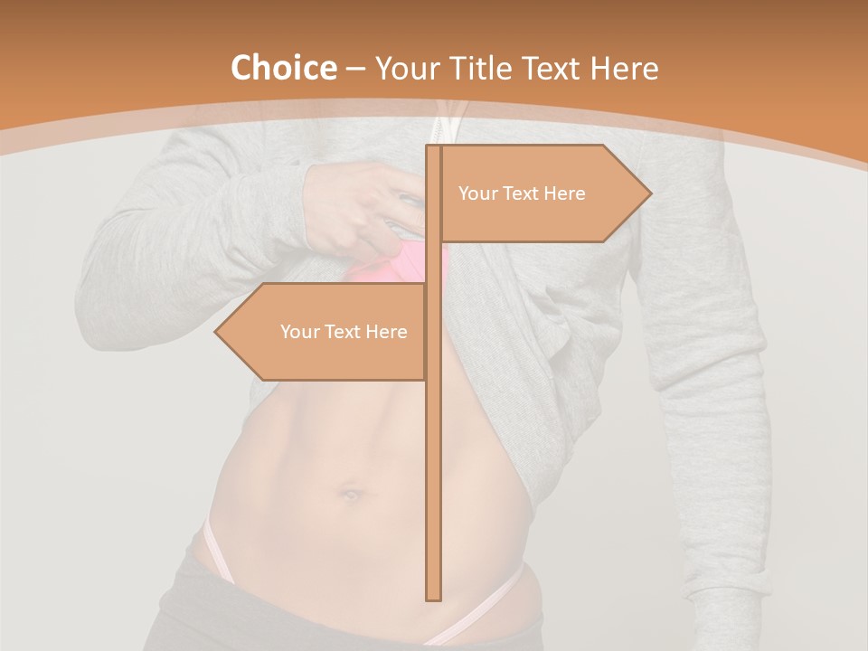 Trousers Perfection Grey PowerPoint Template