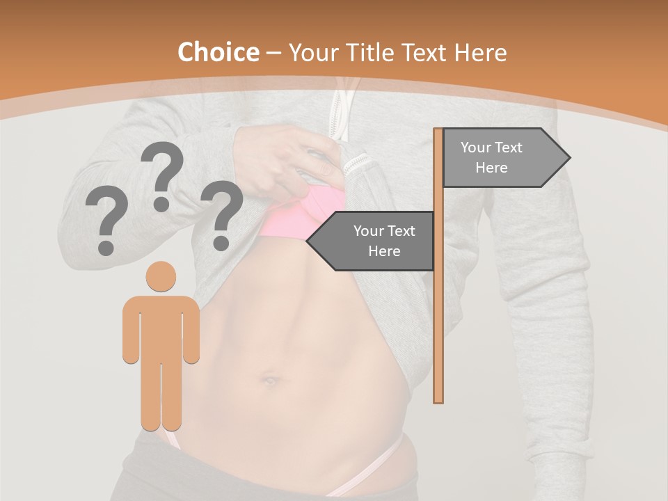 Trousers Perfection Grey PowerPoint Template