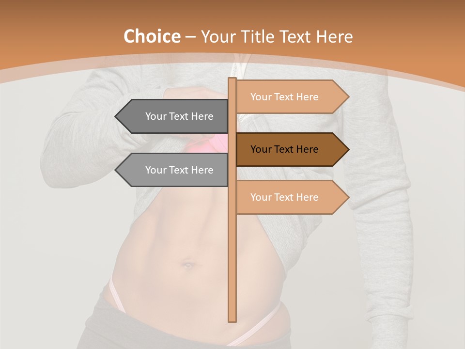 Trousers Perfection Grey PowerPoint Template