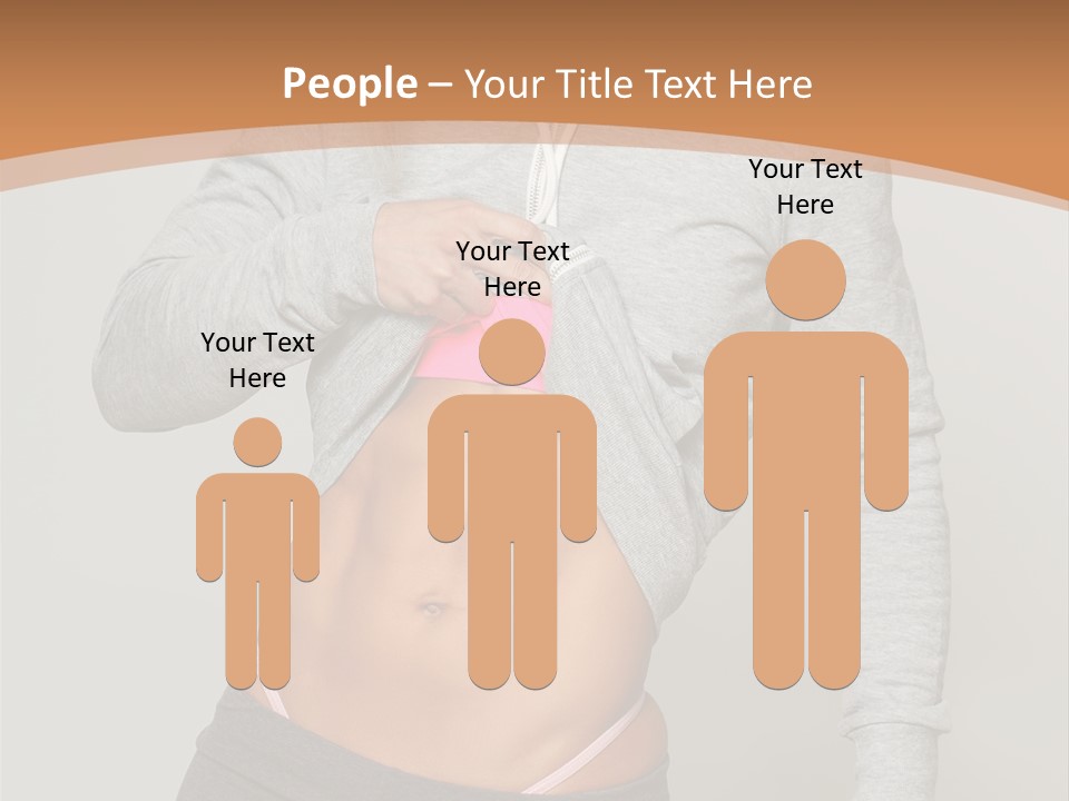 Trousers Perfection Grey PowerPoint Template