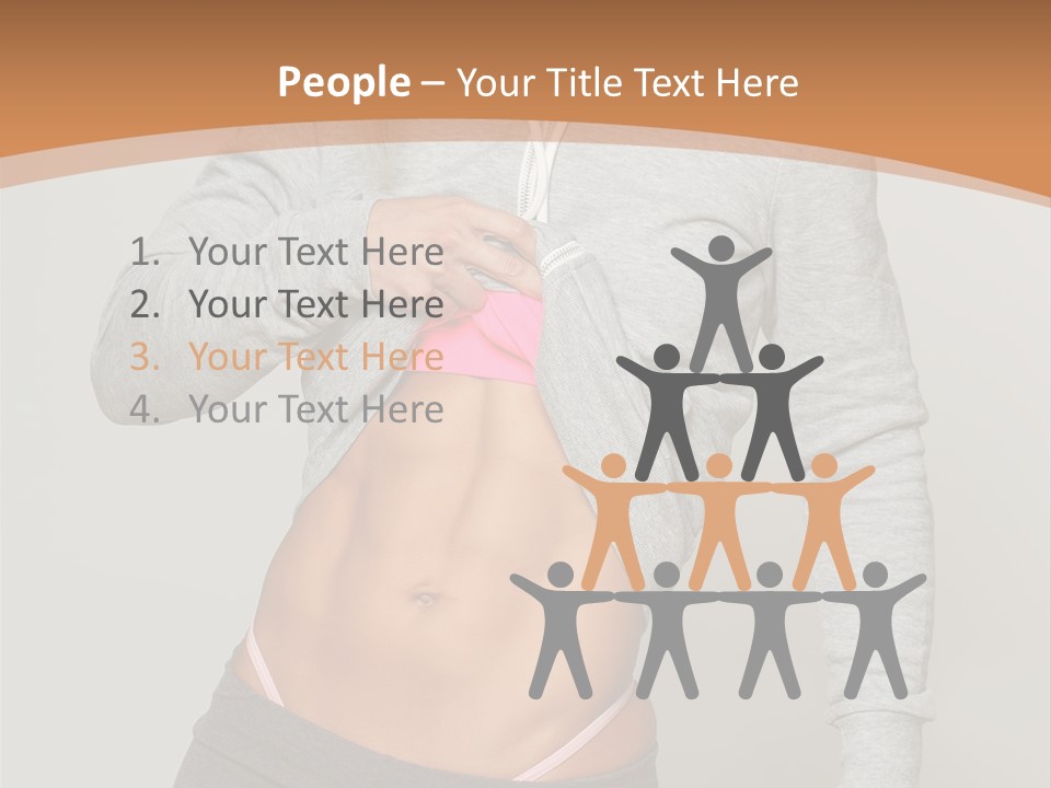 Trousers Perfection Grey PowerPoint Template