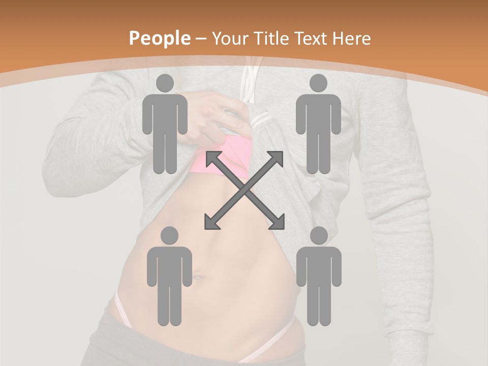 Trousers Perfection Grey PowerPoint Template