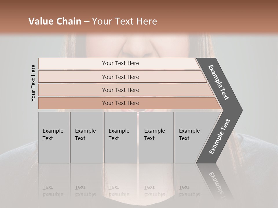 Woman One Person Vignette PowerPoint Template