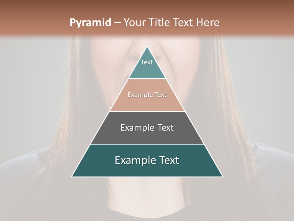 Woman One Person Vignette PowerPoint Template