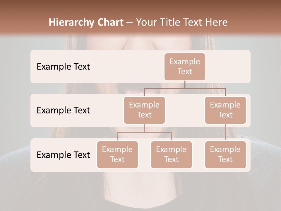 Woman One Person Vignette PowerPoint Template