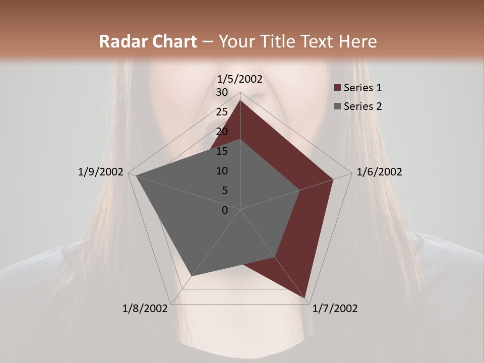 Woman One Person Vignette PowerPoint Template