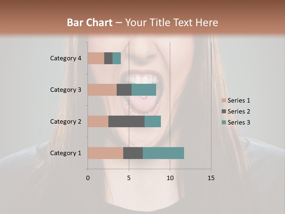 Woman One Person Vignette PowerPoint Template