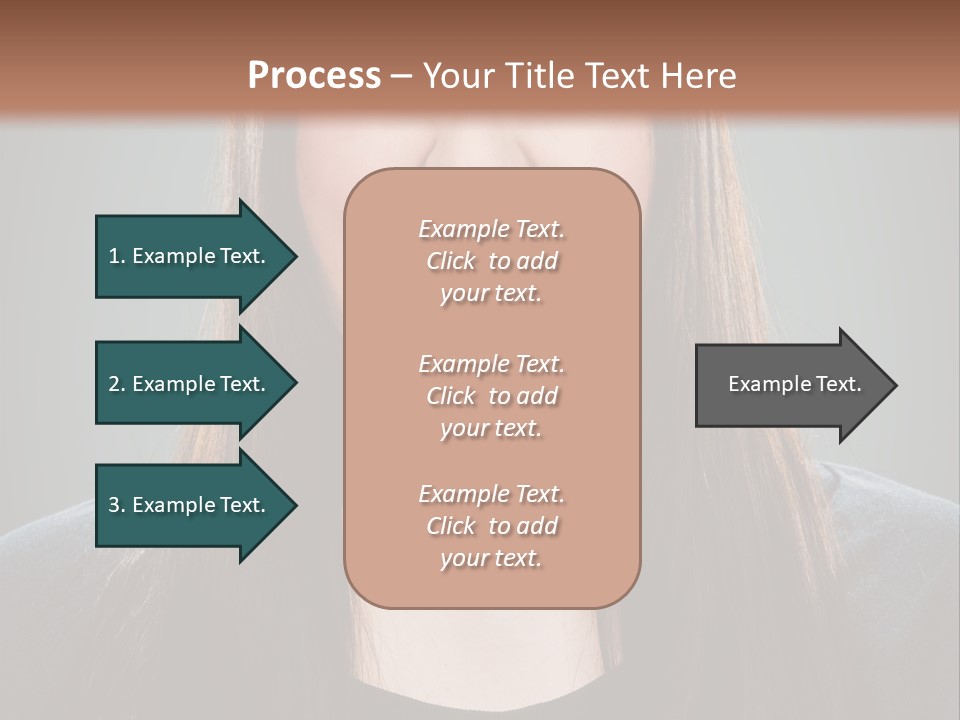 Woman One Person Vignette PowerPoint Template