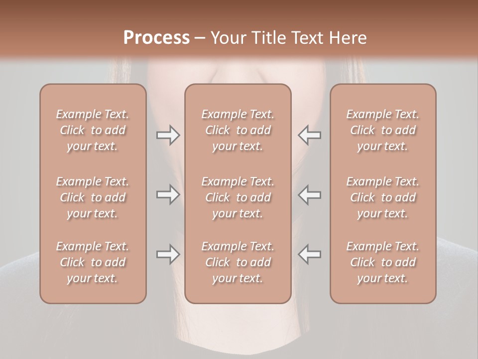 Woman One Person Vignette PowerPoint Template