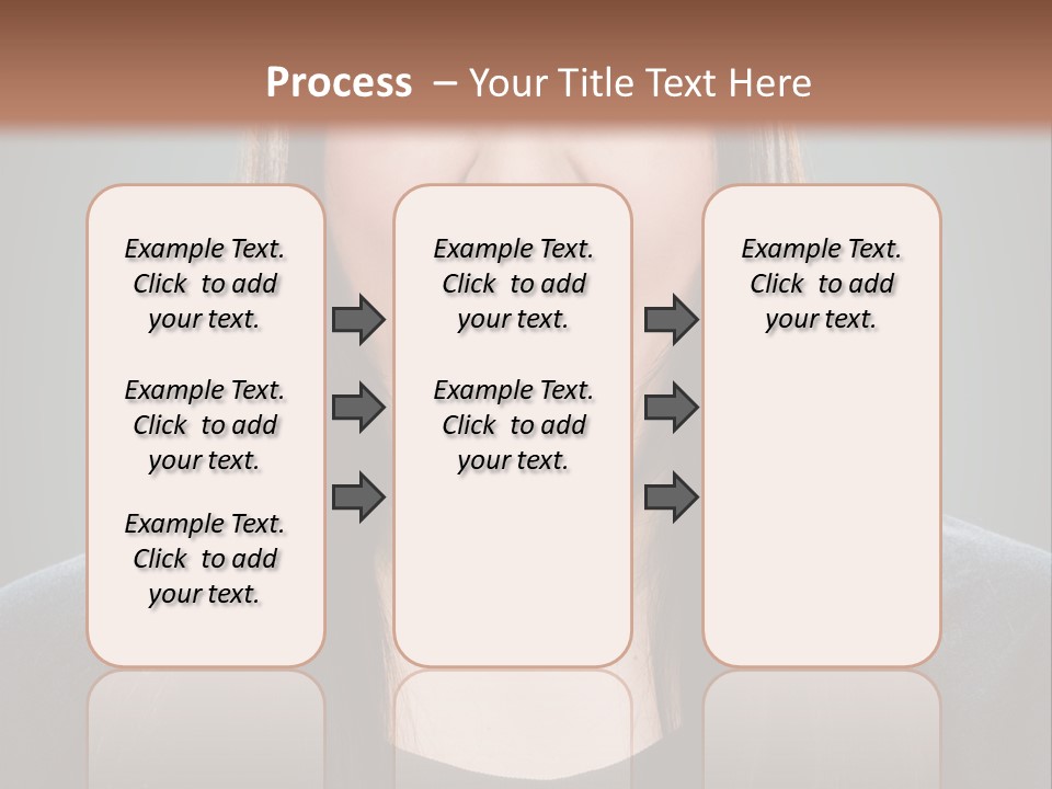 Woman One Person Vignette PowerPoint Template