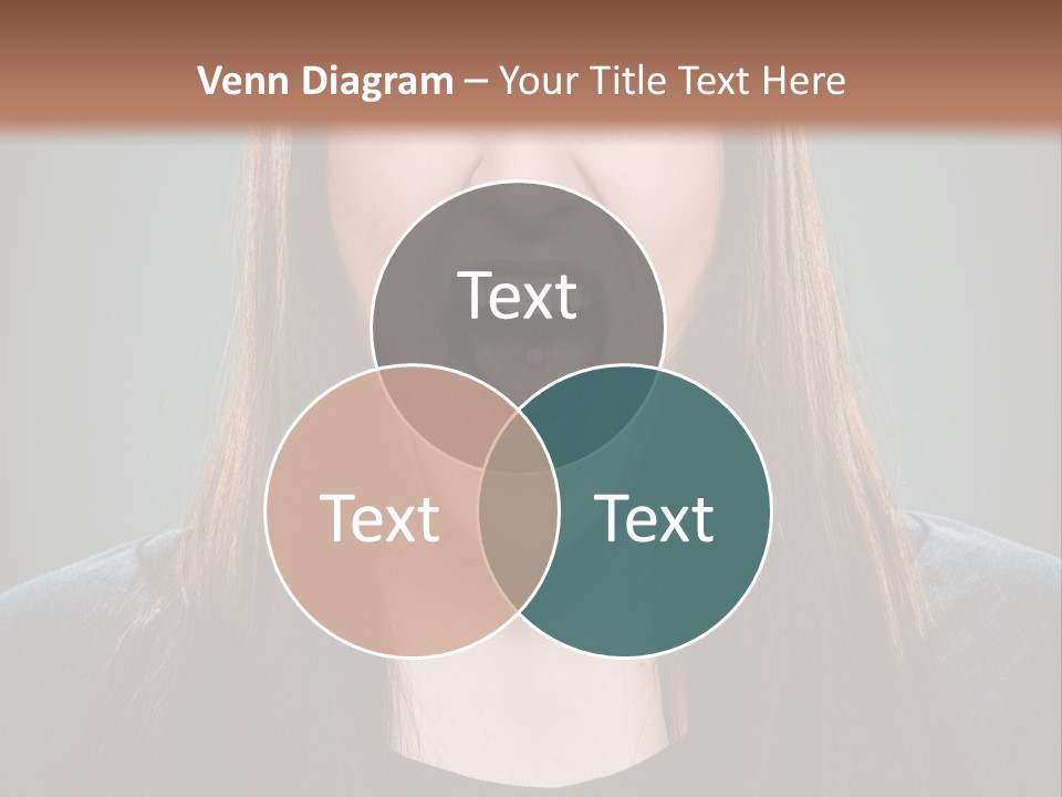 Woman One Person Vignette PowerPoint Template