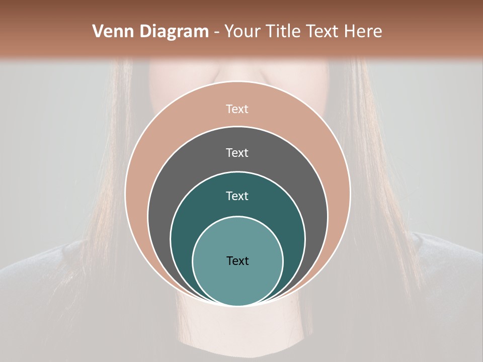 Woman One Person Vignette PowerPoint Template