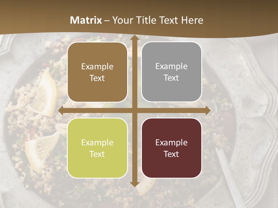 Lemon Table Parsley PowerPoint Template
