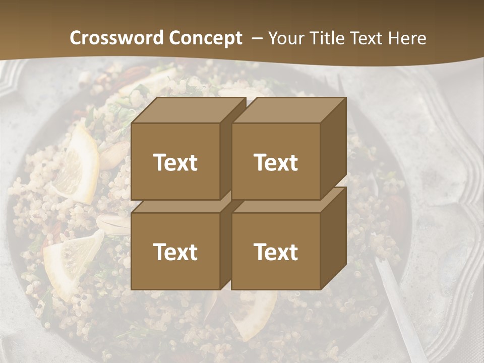 Lemon Table Parsley PowerPoint Template