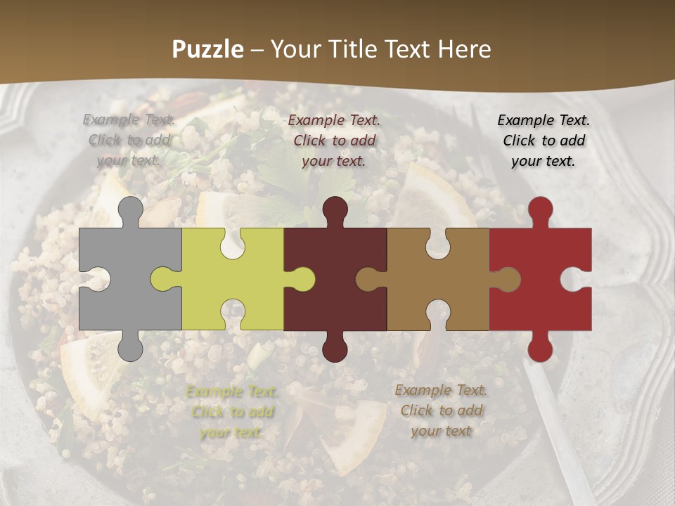 Lemon Table Parsley PowerPoint Template