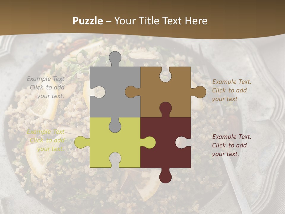 Lemon Table Parsley PowerPoint Template