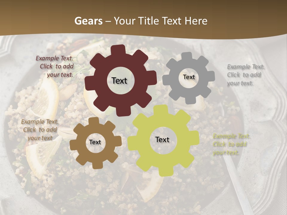 Lemon Table Parsley PowerPoint Template