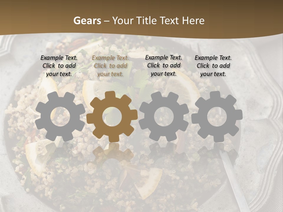 Lemon Table Parsley PowerPoint Template