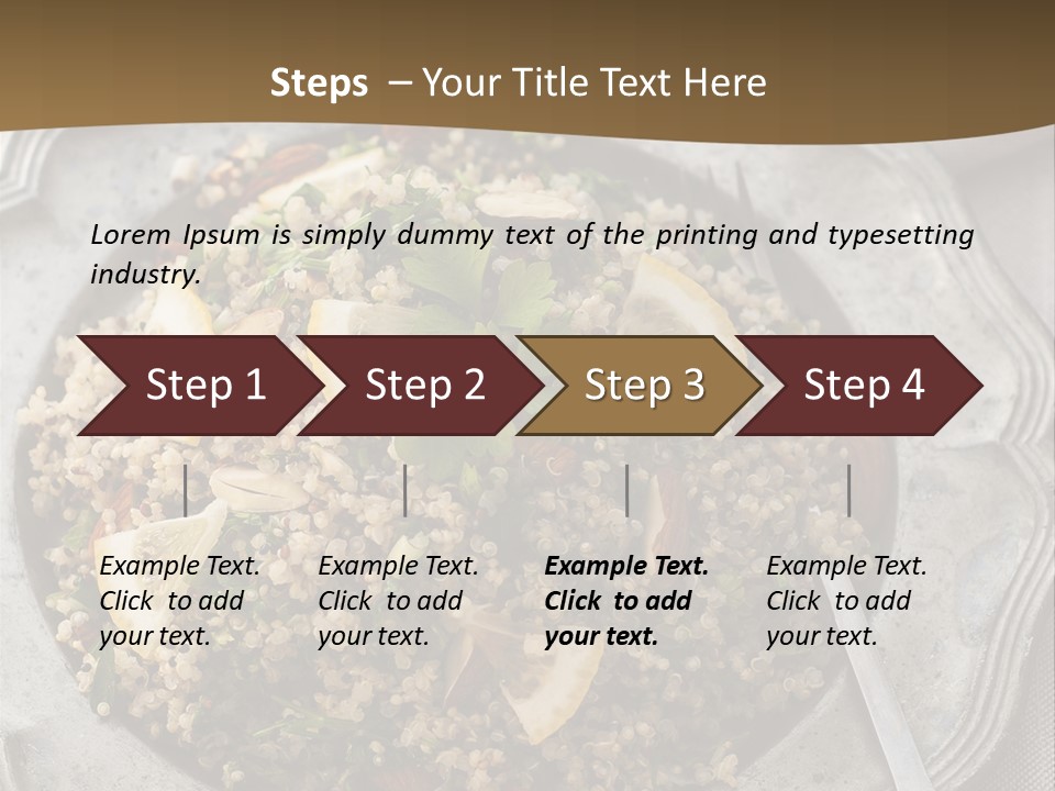 Lemon Table Parsley PowerPoint Template
