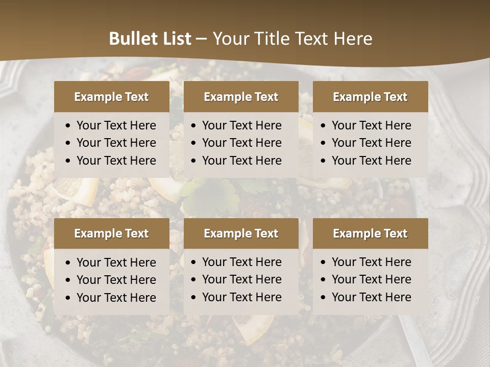 Lemon Table Parsley PowerPoint Template