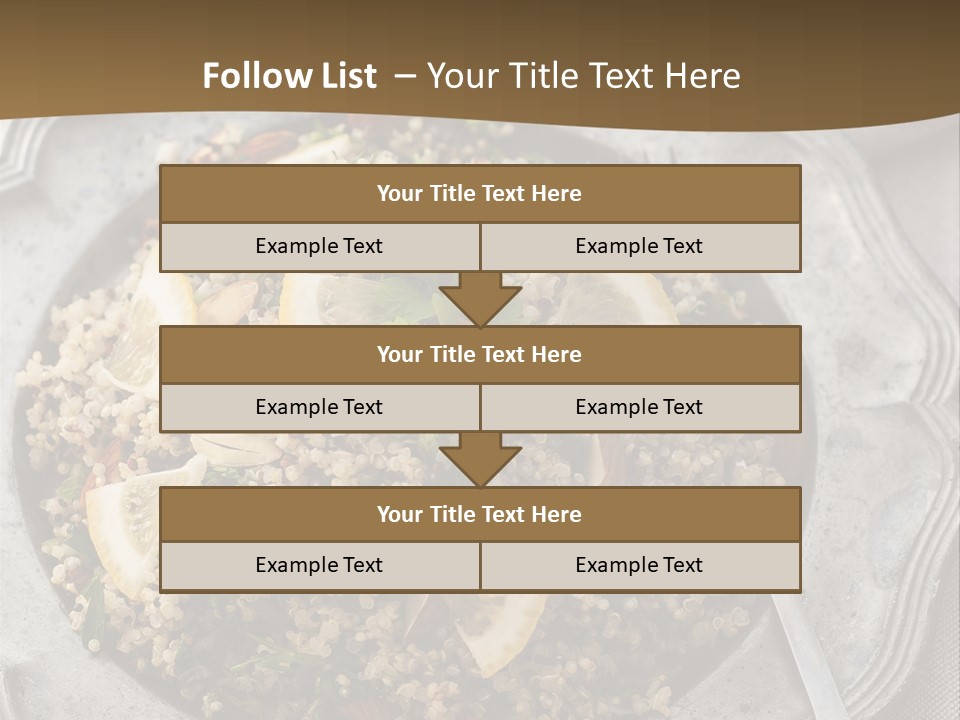 Lemon Table Parsley PowerPoint Template