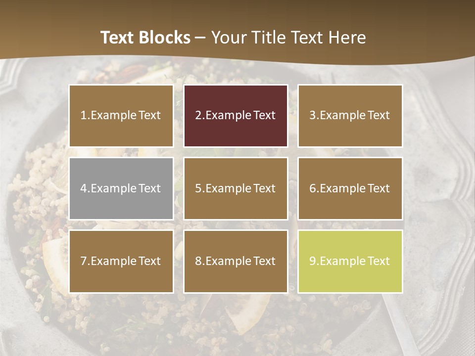 Lemon Table Parsley PowerPoint Template