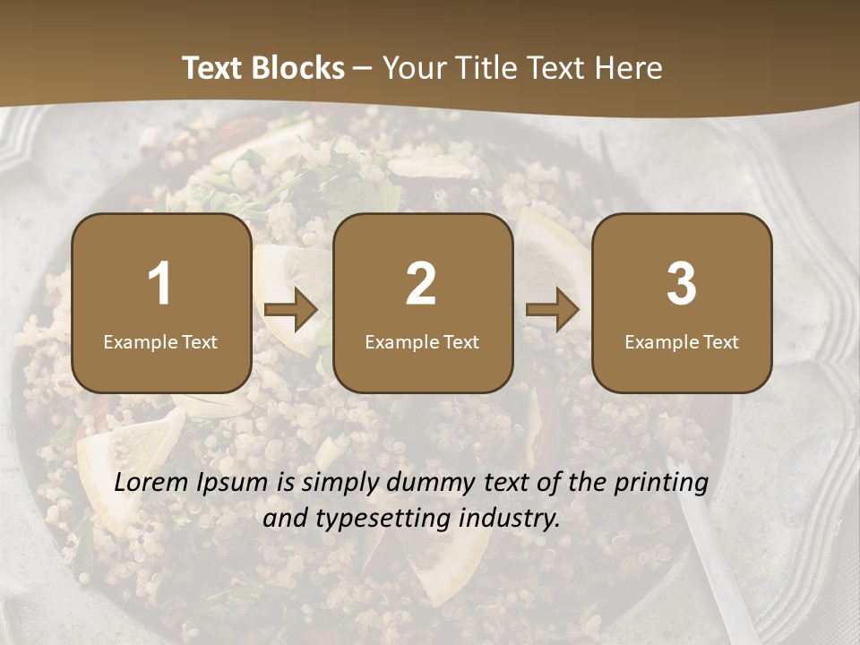Lemon Table Parsley PowerPoint Template
