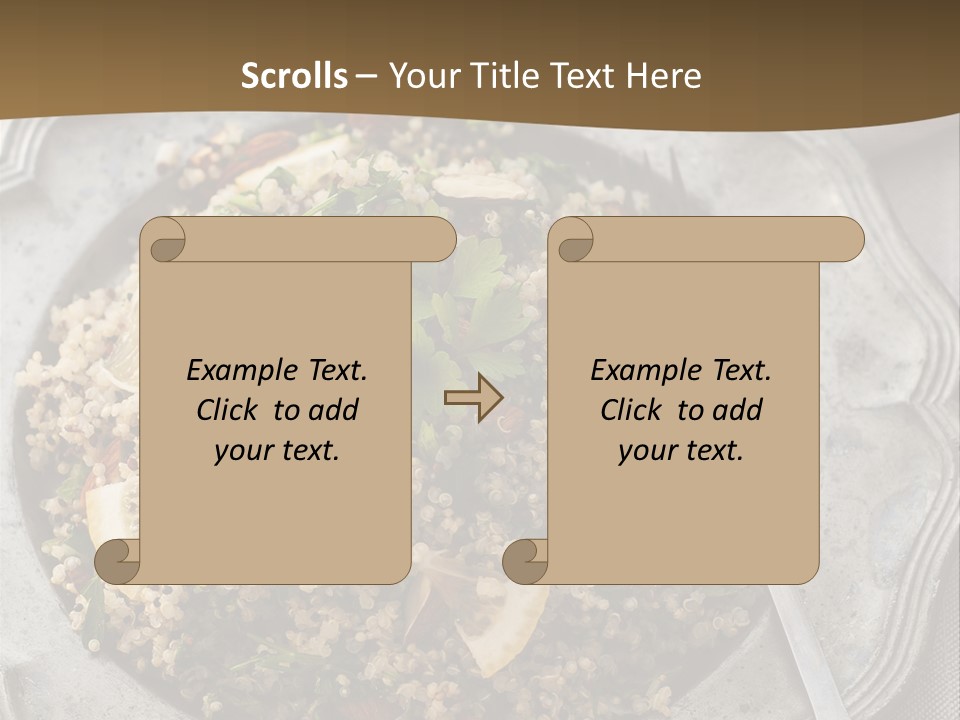 Lemon Table Parsley PowerPoint Template