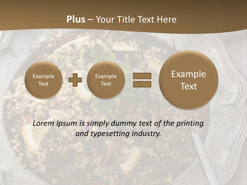 Lemon Table Parsley PowerPoint Template