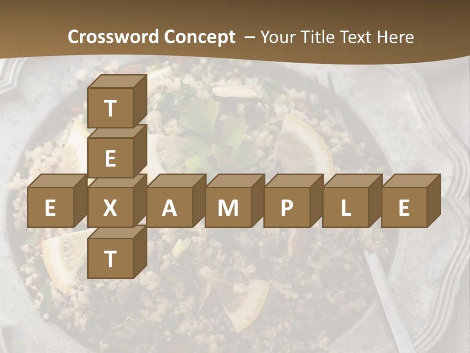 Lemon Table Parsley PowerPoint Template