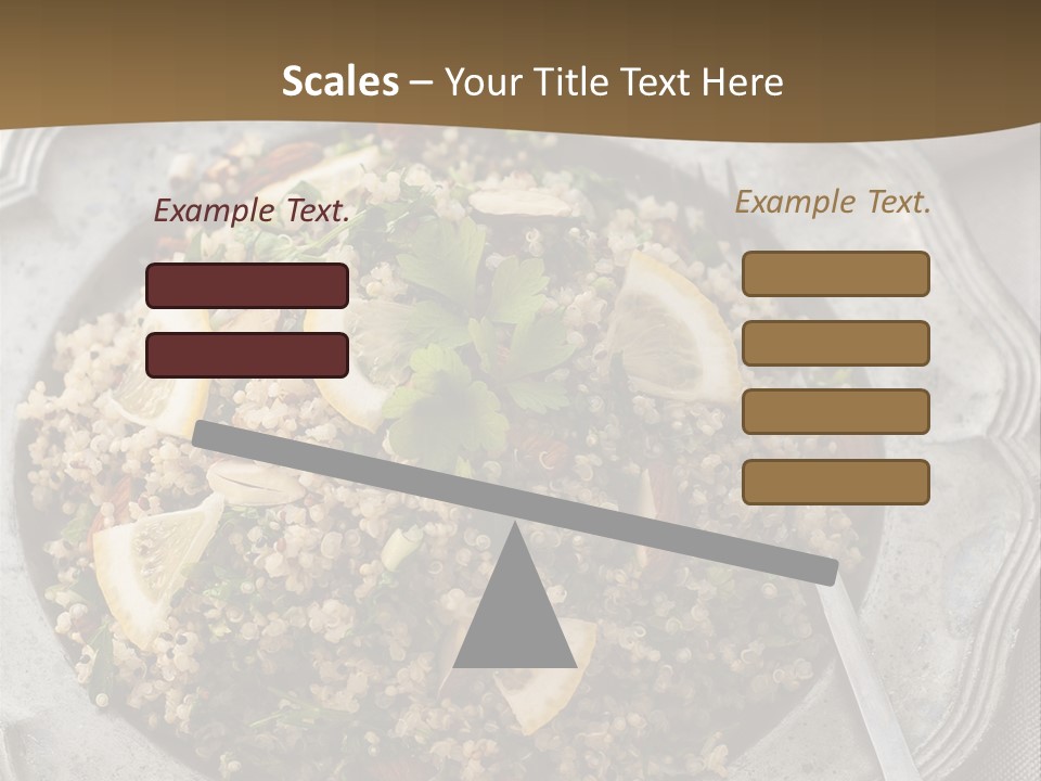 Lemon Table Parsley PowerPoint Template
