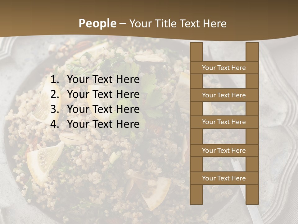 Lemon Table Parsley PowerPoint Template