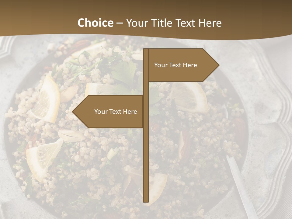 Lemon Table Parsley PowerPoint Template